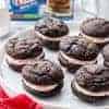 Chocolate Cherry Sandwich Cookies are a stunning way to show your love this Valentine's Day, or any day!