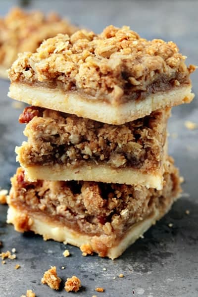 Apple pie bars