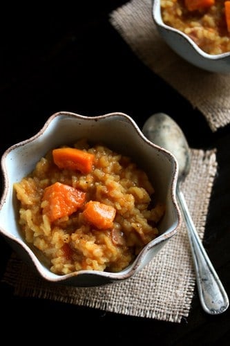 Post image for Butternut Squash Risotto with Saffron