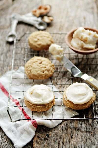 Post image for Cashew Cookies with Brown Butter Frosting