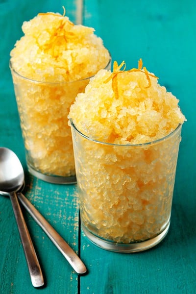 Post image for Clementine-Rum Granita