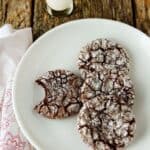 Ridiculously Simple Chocolate Crinkle Cookies