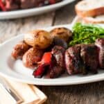 Fig and Balsamic Beef Kabobs