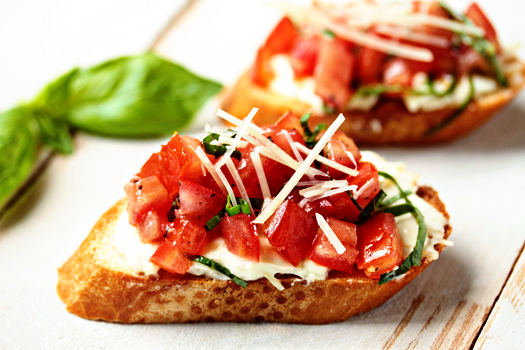 Post image for Roasted Garlic and Tomato Bruschetta