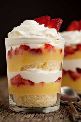 Simple Lemon-Strawberry Parfaits Recipe