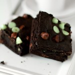 Mint Chocolate Chip Brownies