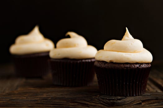 Post image for Chocolate Cupcakes with Orange Cream Cheese Frosting