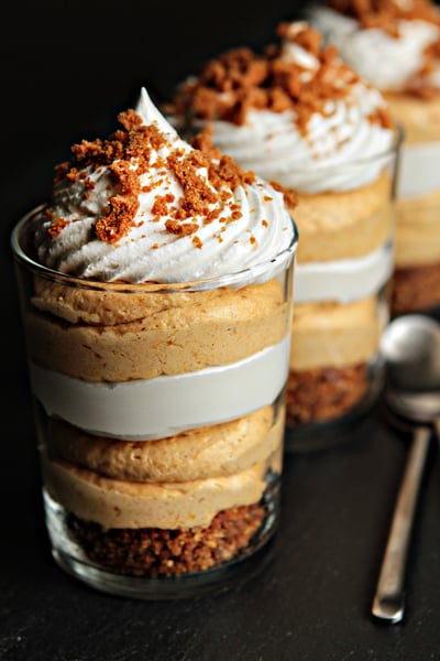 Simple Pumpkin Cheesecake Trifles | My Baking Addiction