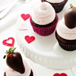 Chocolate Covered Strawberry Cupcakes