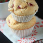 Meyer Lemon Strawberry Muffins