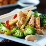 Chicken Stir Fry & Egg Rolls