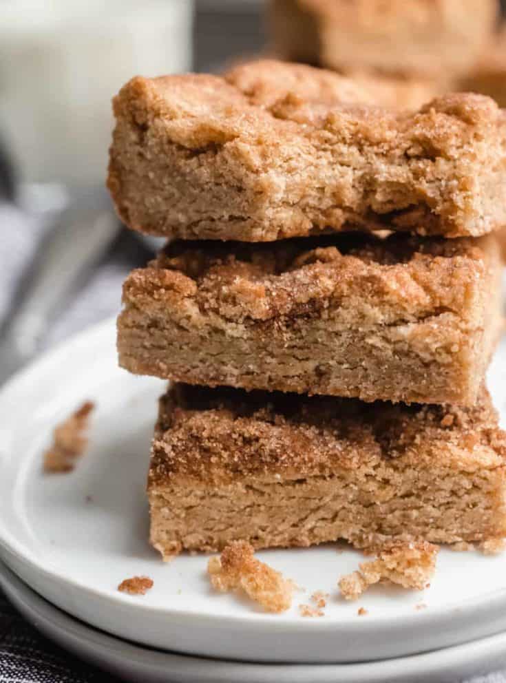 Snickerdoodle Blondies My Baking Addiction