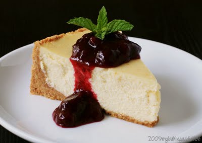 vanilla bean cheesecake & winners announced