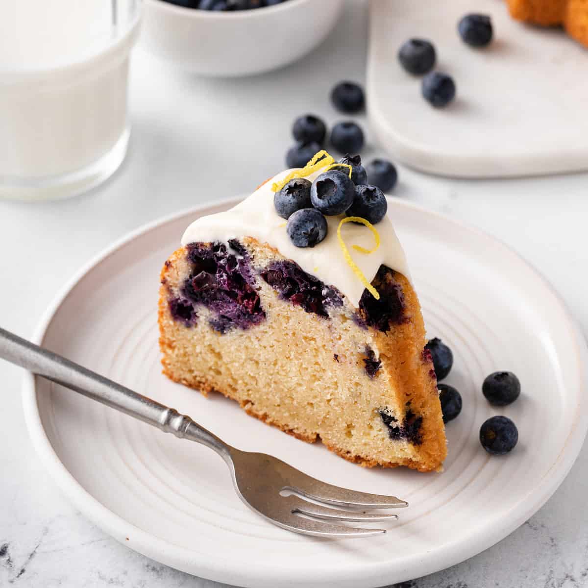 Mini Lemon Bundt Cakes with Lemon Icing - Wild Wild Whisk