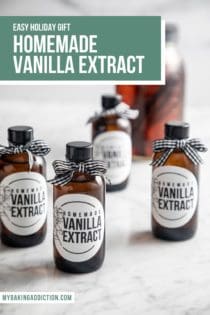 Small Glass Homemade Vanilla Extract Bottles | Best Extract Bottle, 5 oz.