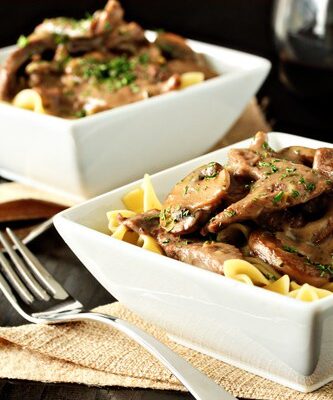 Beef Stroganoff