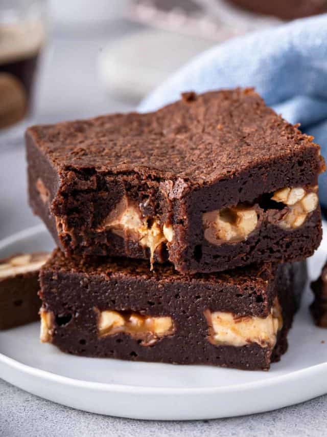 Snickers Brownies Recipe