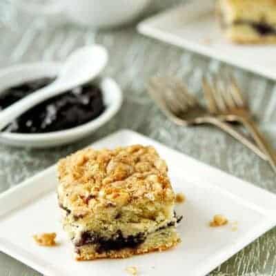 Simple Lemon-Blueberry Coffee Cake
