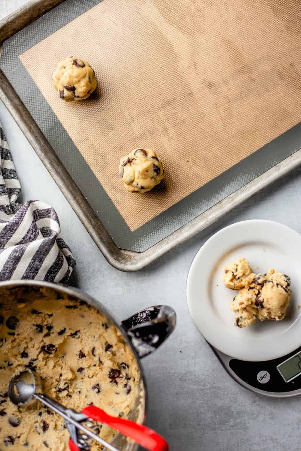 My favorite chocolate chip cookies are best when made nice and big