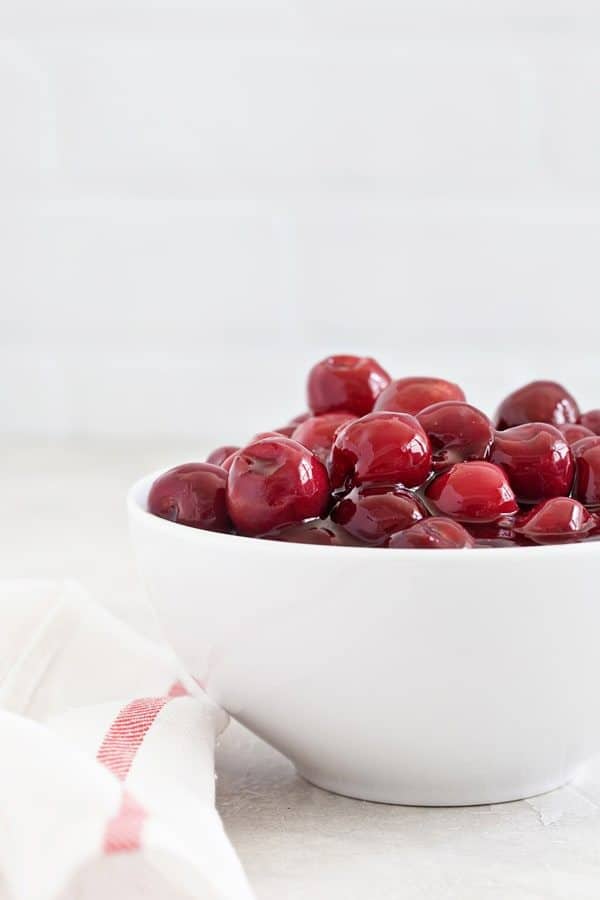 Homemade Cherry Pie Filling comes together in just a few minutes. Try a spoonful with your morning yogurt or spooned over a stack of fresh, crispy waffles for a delicious treat!
