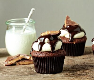Heath Bar Cupcakes