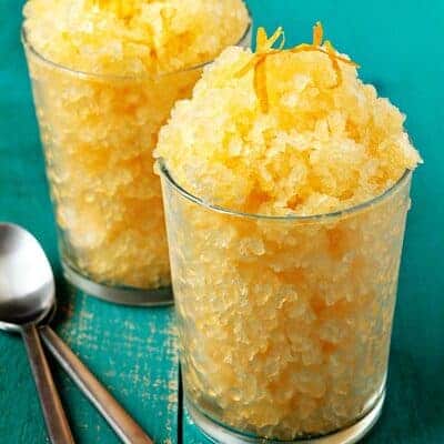 Clementine-Rum Granita