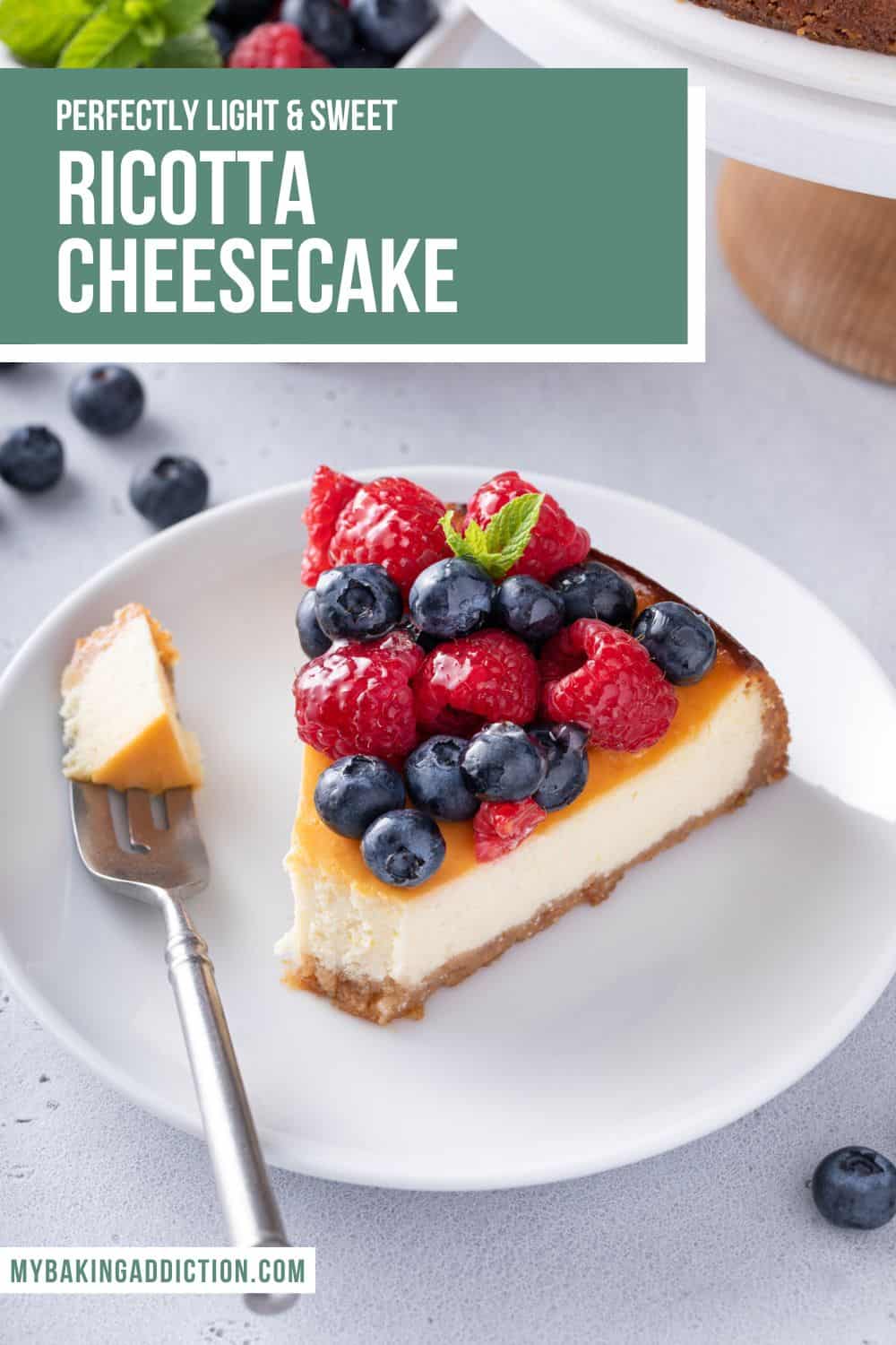 Ricotta Cheesecake My Baking Addiction