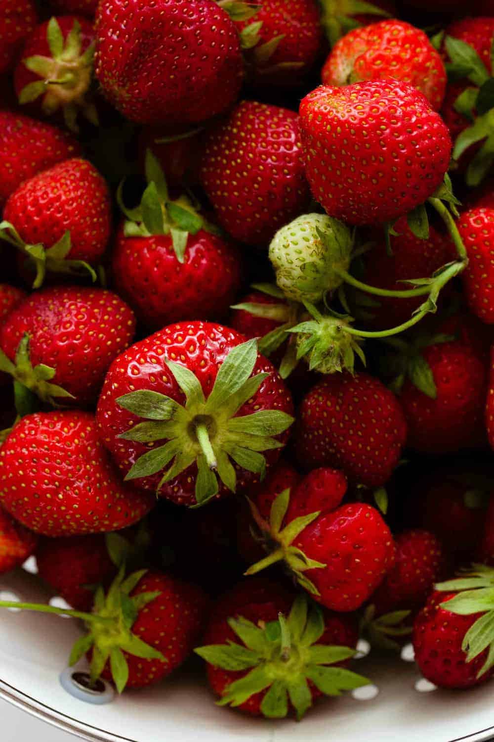 Fresh, whole strawberries