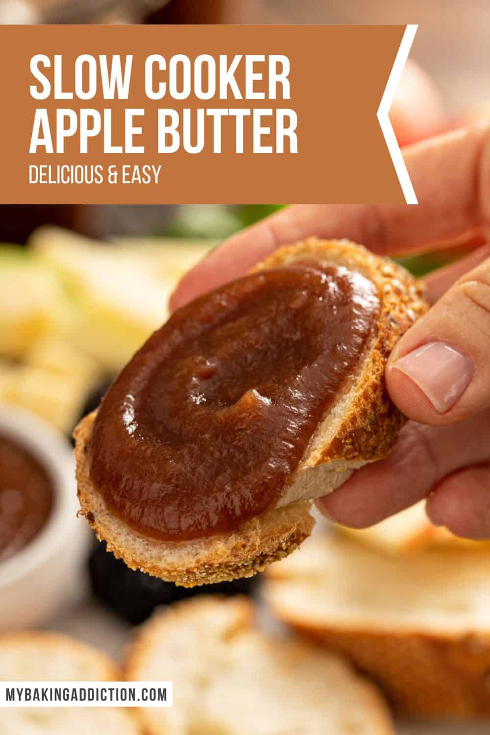Slow Cooker Apple Butter Recipe My Baking Addiction