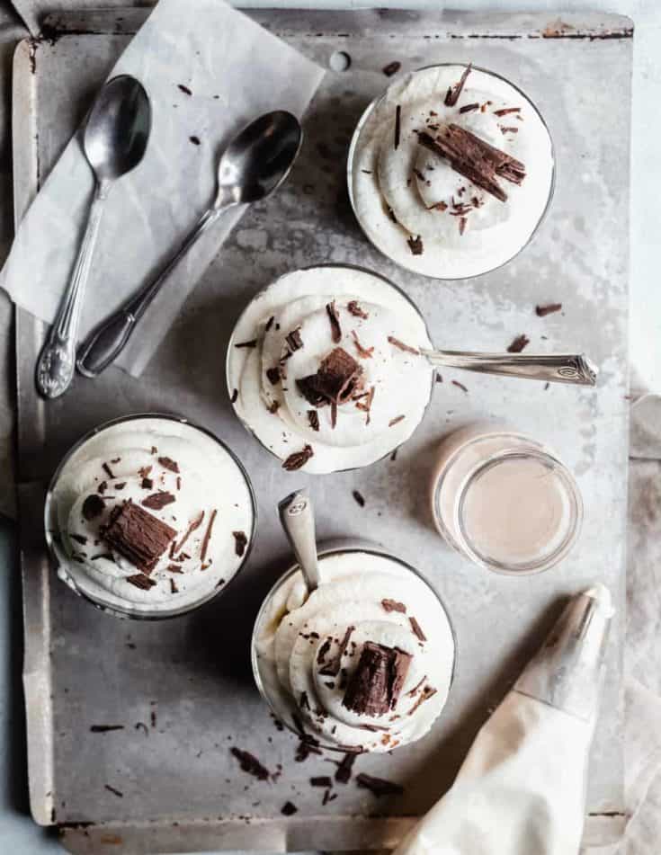 Homemade Chocolate Pudding with Baileys Irish Cream | My Baking Addiction