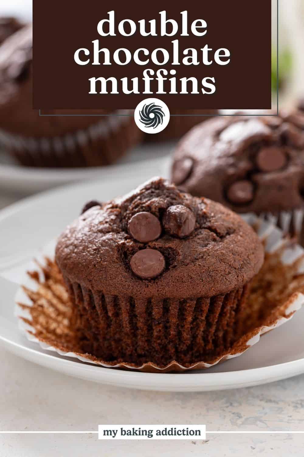 Double Chocolate Muffins | My Baking Addiction - MasterOfCooking