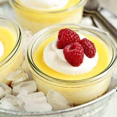Lemon Cheesecake in a Jar