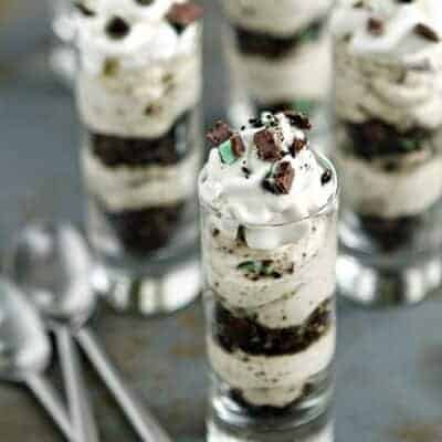Mint Chocolate No Bake Cheesecake
