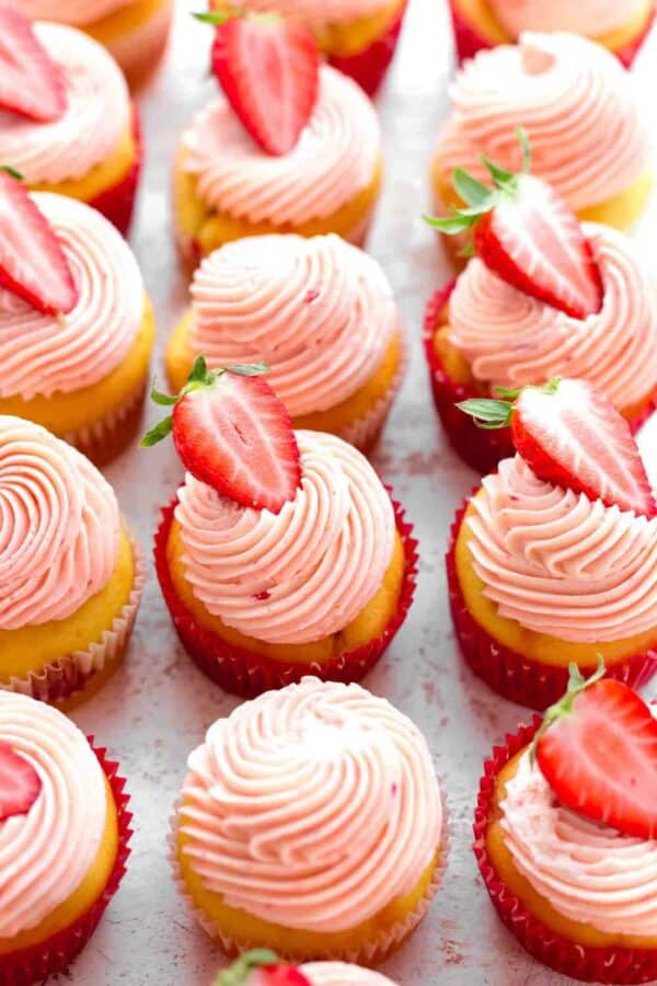 Easy Strawberry Cupcakes Recipe My Baking Addiction