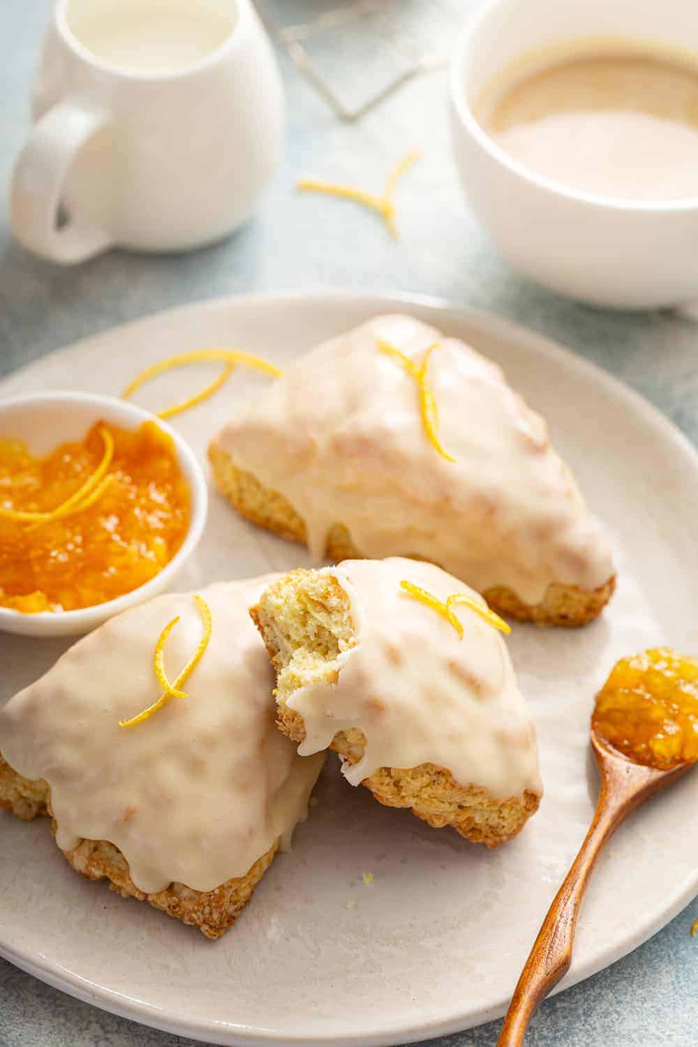 Glazed Orange Scones My Baking Addiction