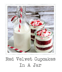 Red Velvet Cupcakes in a Jar