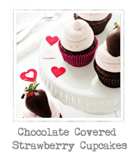 Chocolate Covered Strawberry Cupcakes