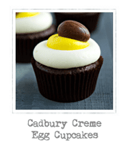 Cadbury Creme Egg Cupcakes