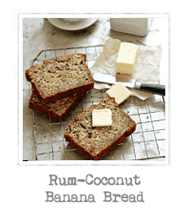 Rum Coconut Banana Bread