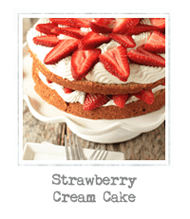 Strawberry Cream Cake