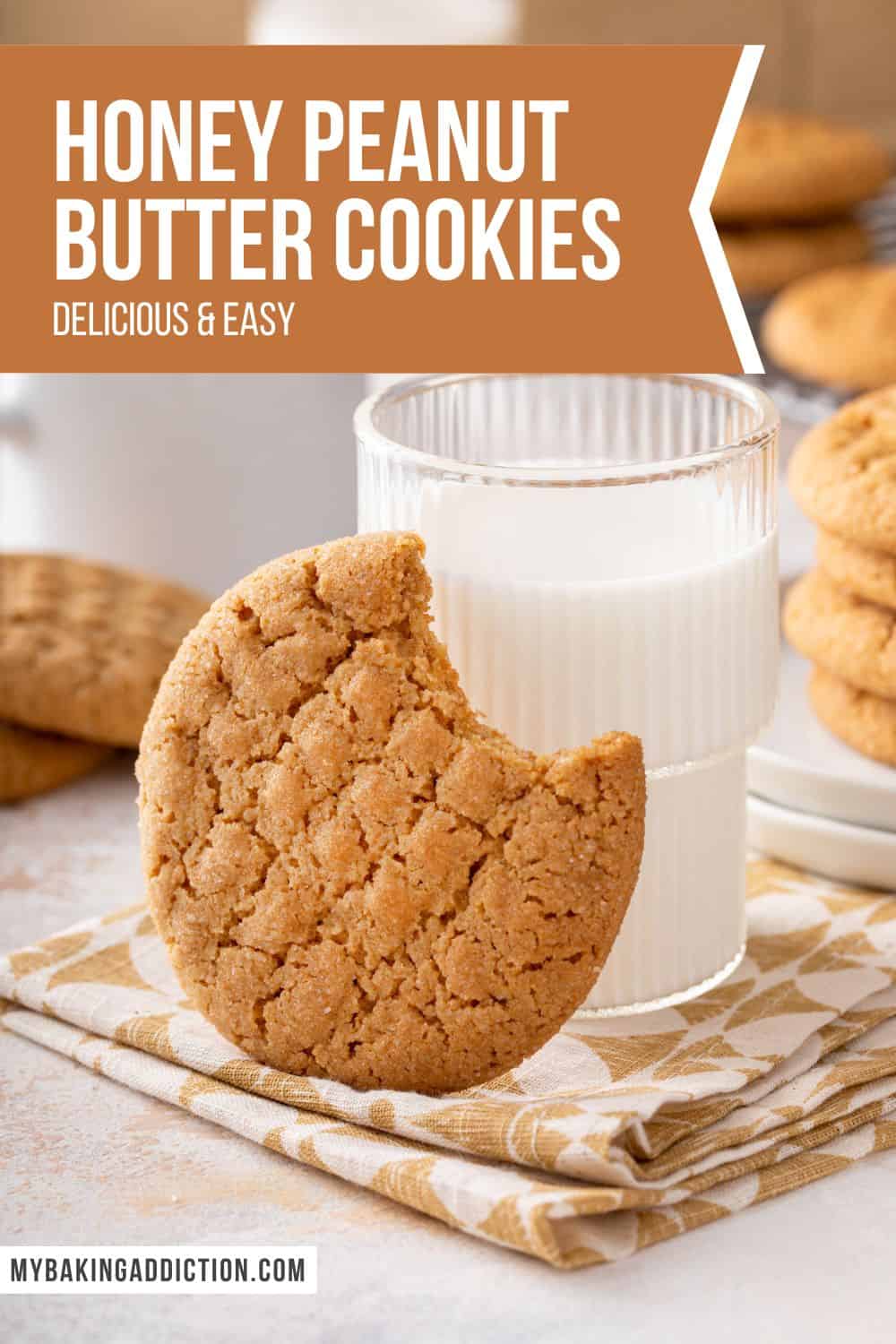 Honey Peanut Butter Cookies My Baking Addiction
