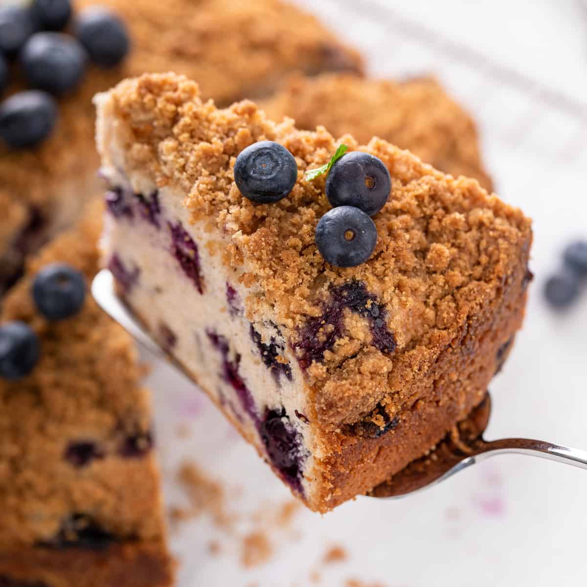 Blueberry Buckle Step By Step
