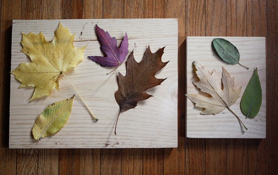 Fall Leaf Aluminum Foil Craft - Maplewood Road