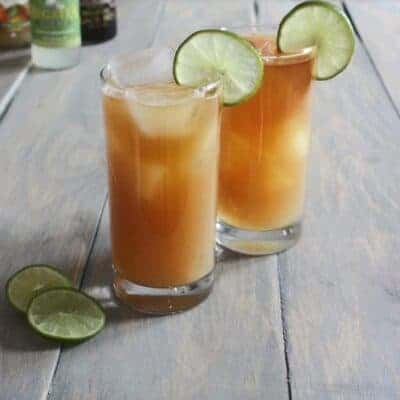 Vanilla-Infused Pear Dark n' Stormy