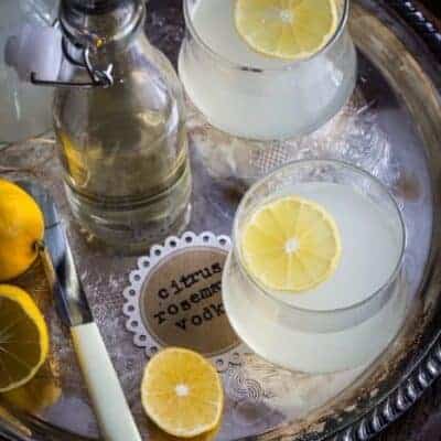Citrus Rosemary Vodka Spritzer