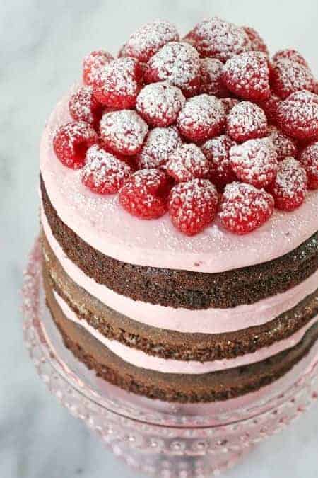 Raspberry-Chocolate-Cake