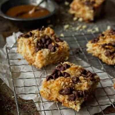 Chocolate Caramel Coffee Cake