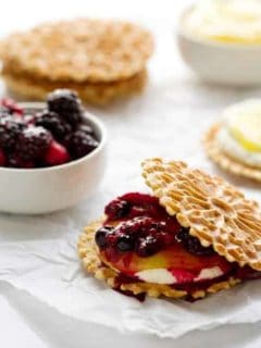 Roasted Berry Napoleons | mybakingaddiction.com