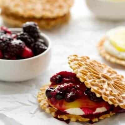 Roasted Berry Napoleons