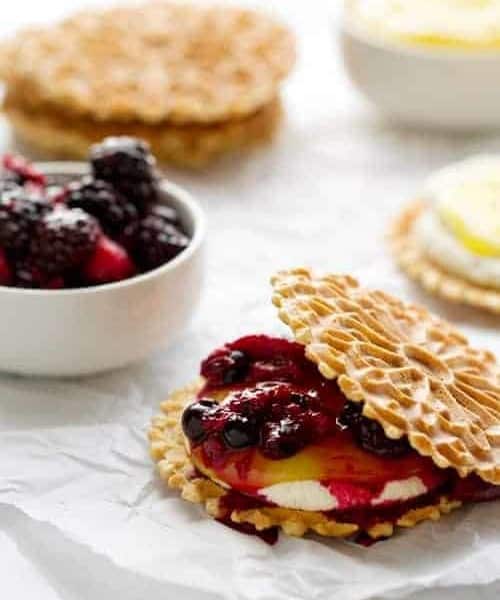 Roasted Berry Napoleons | mybakingaddiction.com